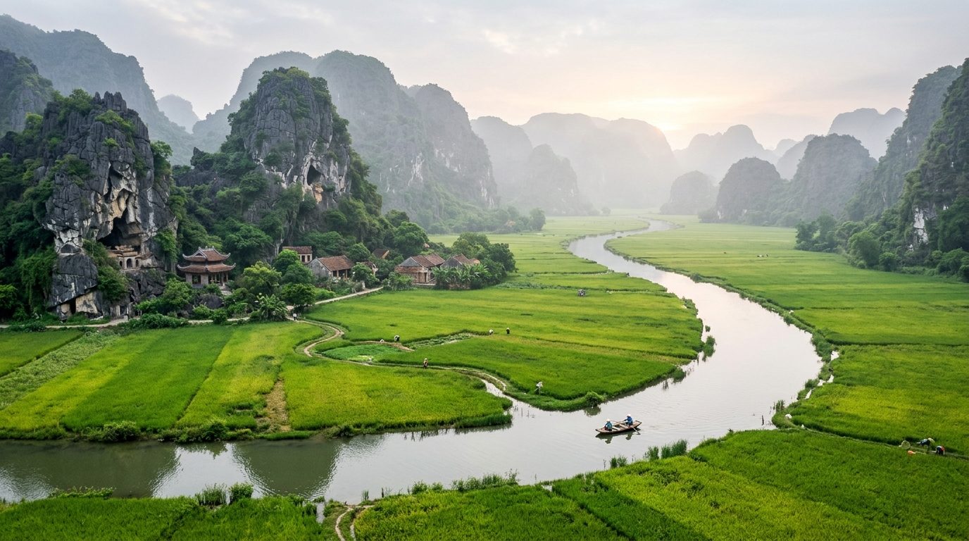 Les sites incontournables à visiter à Ninh Binh et ses environs