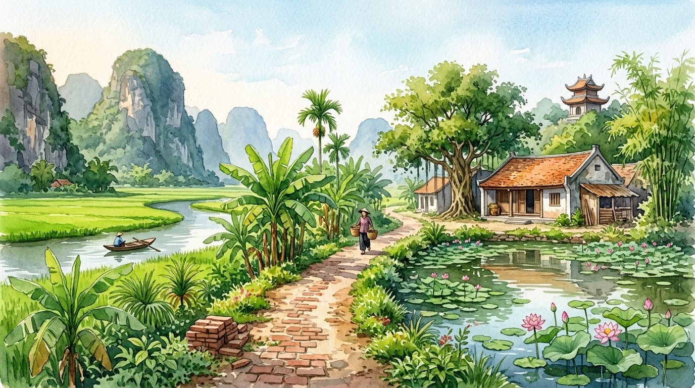 Voyager à Ninh Binh : l&rsquo;expérience authentique du village de Non Khe