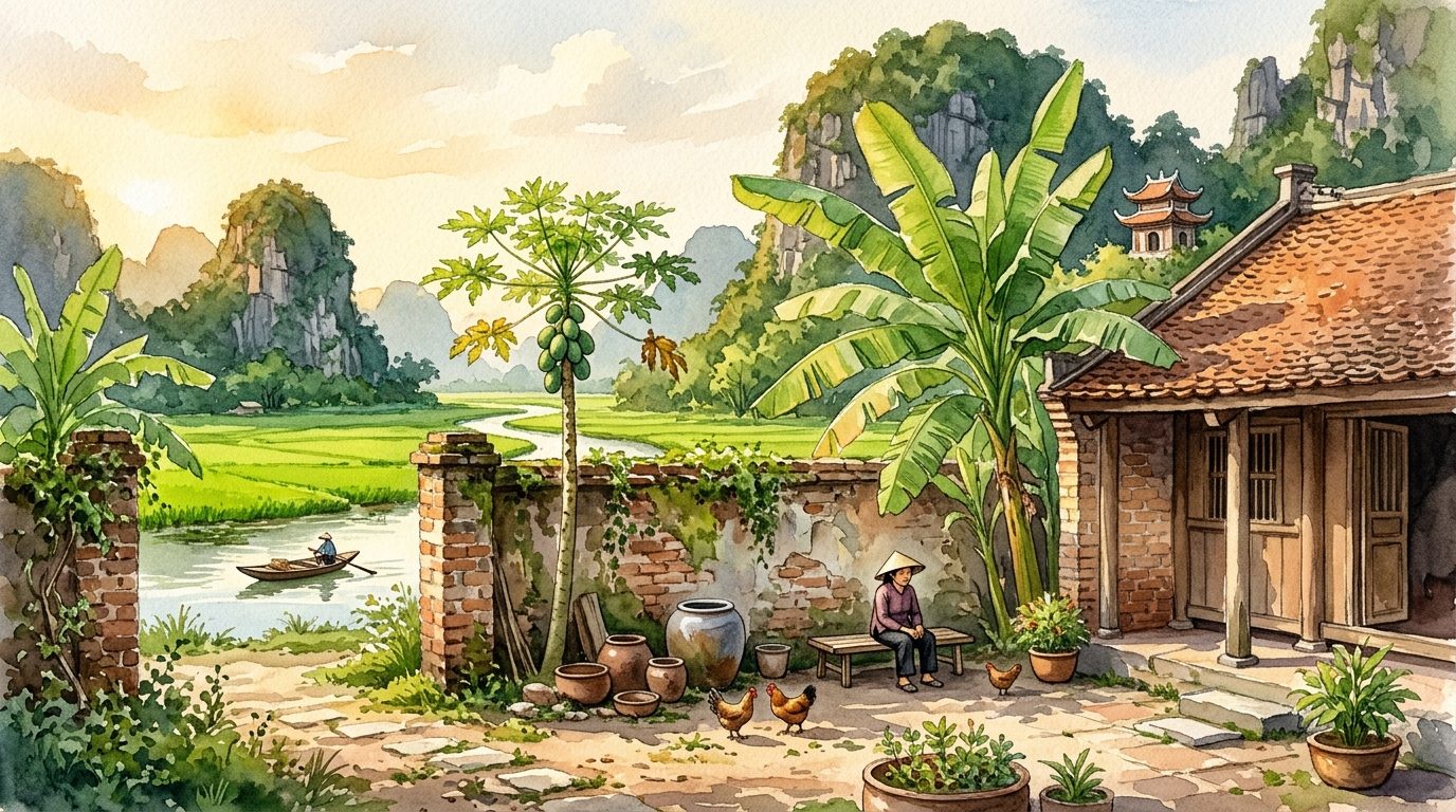 Ninh Binh sous le pinceau : l&rsquo;art du voyage selon Véronique Frampas