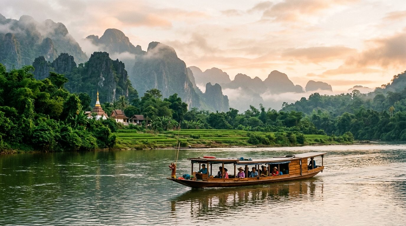 Voyage au fil du Mékong et immersion à Luang Prabang : carnet de route